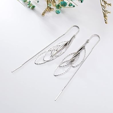 Threader Earrings for Women Dangle Earrings Long Chain Earrings Hypoallergenic Earrings Tassel Earrings for Women Fashion