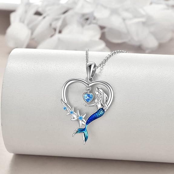 Ocean Necklace 925 Sterling Silver